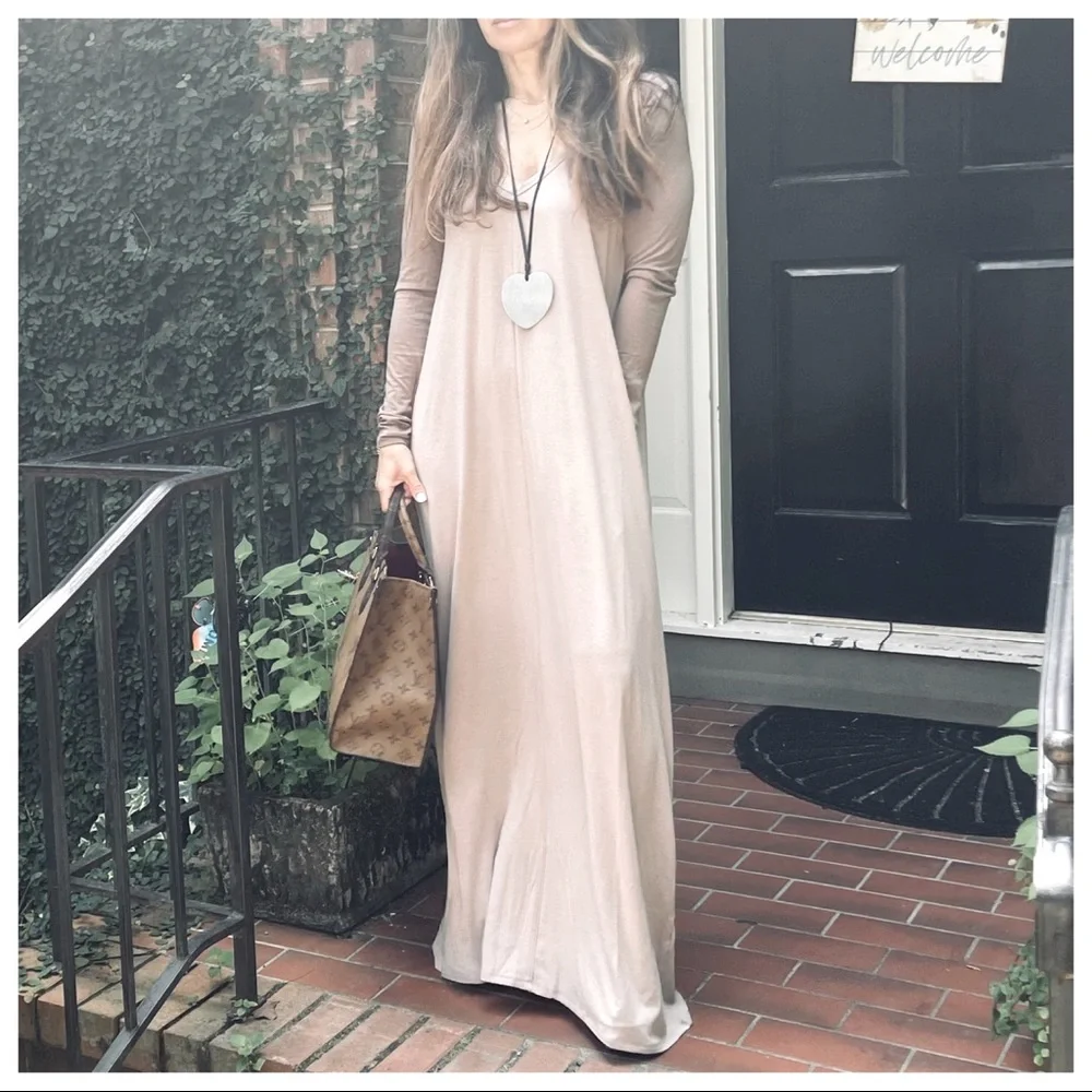 #47 BOHO MOCHA MUST HAVE LONG SLEEVES SHRUG - Picture 2 of 7